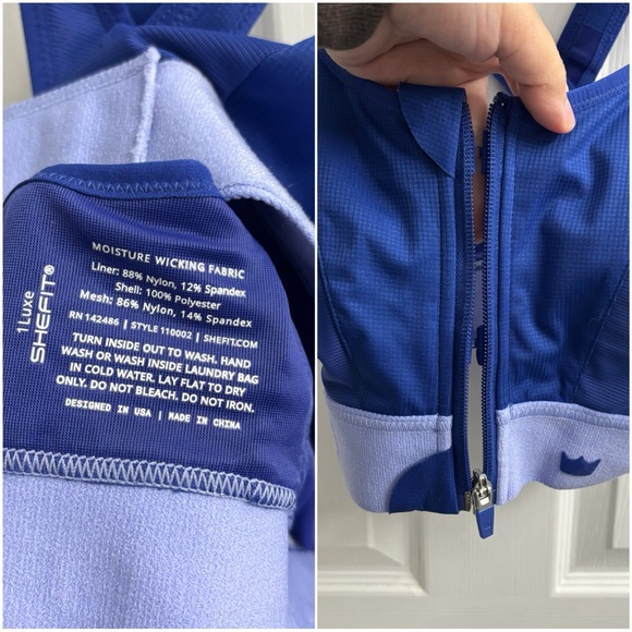 2 - Shefit Sports Bra Bundle Ultimate Flex 1Luxe High Support Adjustable Zip - Picture 4 of 7